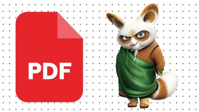 Desenhos do Mestre Shifu em PDF