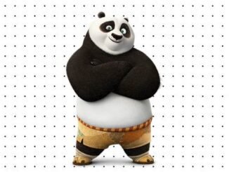 Desenhos do Panda Po para colorir