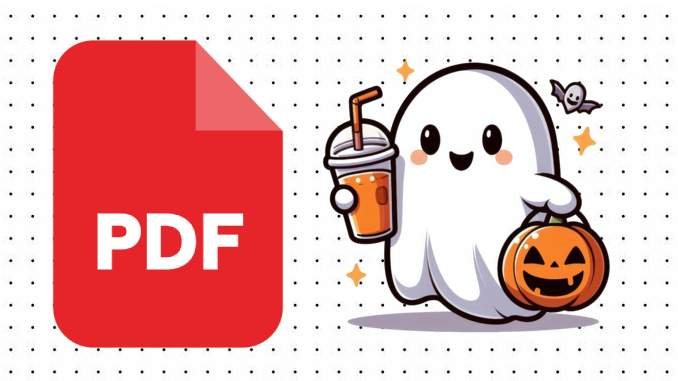 Desenhos Fofos de Halloween em PDF